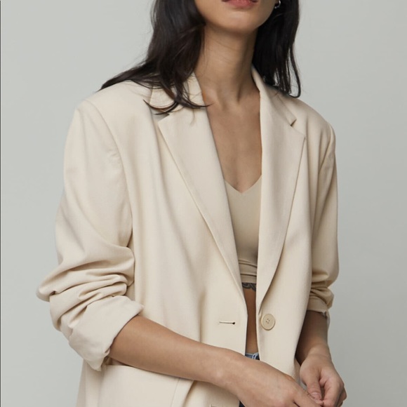 Oak + Fort Oversized Blazer - Picture 2 of 3